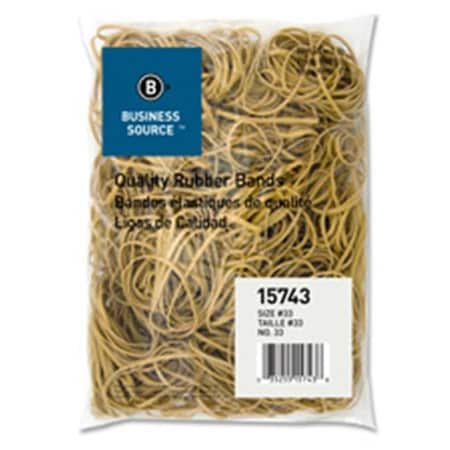 Business Source BSN15748 Rubber Bands- Size 64- 1LB-BG- Natural Crepe